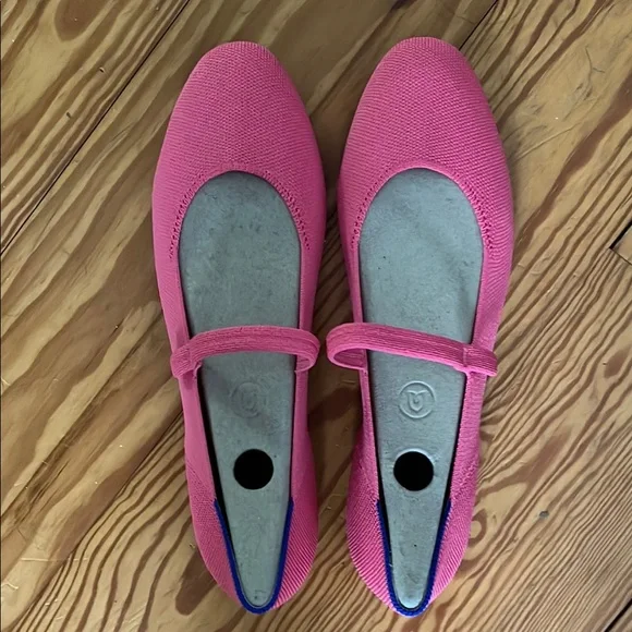 Rothy's Pink Flats Elegant Loafers - Picture 3 of 5